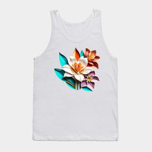 Lily - Papercut Style Tank Top